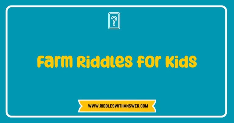 Okay, here are a few options for SEO-optimized alt text for an image related to Farm Riddles for Kids, keeping it descriptive and natural, and avoiding unnecessary special characters: **Option 1 (General):** > A colorful illustration of farm animals and objects, perfect for farm riddles for kids. **Option 2 (More Specific):** > Children trying to solve farm riddles using a picture of a cow, pig, and barn. **Option 3 (Focus on Engagement):** > A fun image to engage children while they try to guess the answers to farm riddles. **Option 4 (If the image is a specific scene):** > A group of kids laughing while reading farm riddles about a chicken and a tractor. **Option 5 (If it's a single image of a riddle card):** > Example of a farm riddle for kids with a picture of a sheep on a fun card.