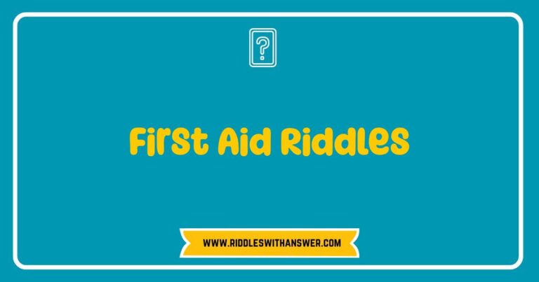 Okay, here are a few options for SEO-optimized alt text for an image related to First Aid Riddles, keeping it descriptive and natural: **Option 1 (General):** > A person thinking while looking at first aid supplies, suggesting a first aid riddle or puzzle. **Option 2 (More specific if the image shows a question mark):** > Image showing first aid items with a question mark, representing a challenging first aid riddle. **Option 3 (If the image shows people):** > Two people looking at a first aid kit, pondering a first aid riddle or quiz. **Option 4 (If the image is more illustrative, like a cartoon):** > Cartoon style illustration depicting someone confused by a first aid kit, hinting at a first aid riddle. **Option 5 (If the image focuses on specific supplies):** > Close up view of bandages, antiseptic wipes and other first aid supplies, related to a