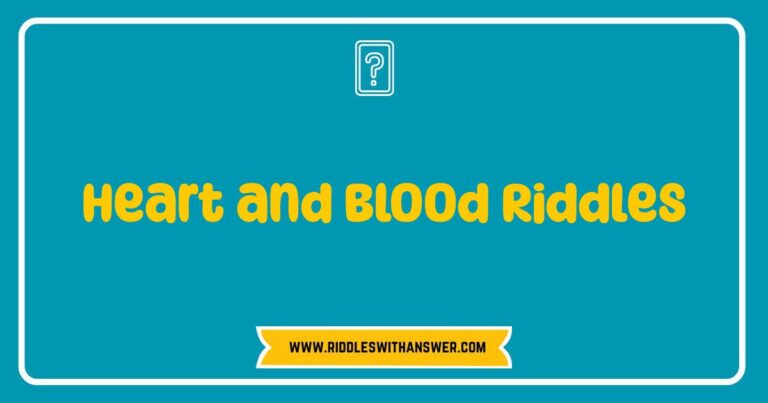 Okay, here are a few options for SEO-optimized alt text for an image related to Heart and Blood Riddles, varying slightly in approach: **Option 1 (Focus on visual content):** > A cartoon illustration of a heart and blood cells, representing the concept of heart and blood riddles. **Option 2 (Focus on the riddle theme):** > A visual puzzle depicting a heart and blood vessels, related to challenging heart and blood riddles. **Option 3 (More descriptive):** > An image with a stylized heart and flowing blood, used to illustrate the topic of heart and blood riddles. **Option 4 (If the image is more abstract):** > Abstract art representing the human heart and blood circulation, associated with the solving of heart and blood riddles. **Option 5 (If the image includes a question mark or puzzle pieces):** > A visual showing a heart and blood with puzzle pieces or
