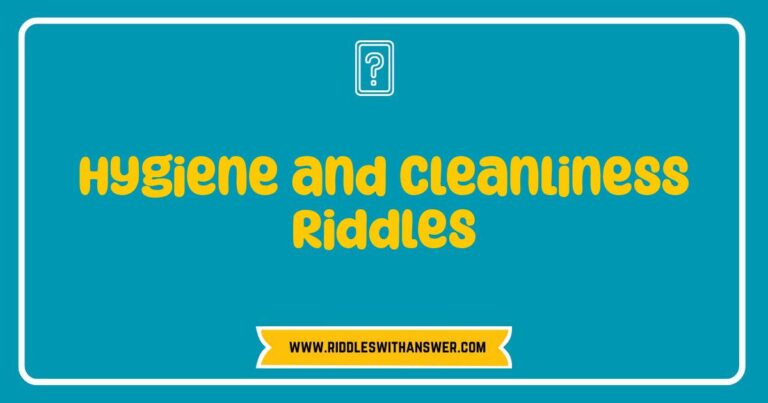 Here are a few options, playing with slightly different angles: **Option 1 (Focus on the riddle aspect):** > A child pondering a hygiene and cleanliness riddle, highlighting the fun way to learn about staying healthy. **Option 2 (Focus on the learning aspect):** > Illustration of a person thinking, representing the challenge of solving hygiene and cleanliness riddles designed to educate about good practices. **Option 3 (More general):** > Image depicting someone thinking about hygiene and cleanliness, perhaps related to a series of riddles on the topic. **Option 4 (Emphasizing the concept):** > Visual representation of the concept of hygiene and cleanliness riddles, showing someone engaged in thoughtful problem-solving. **Explanation of choices:** * **Keywords:** All options include hygiene and cleanliness riddles naturally. * **Descriptive:** They describe what is likely in the image (a person thinking, a child