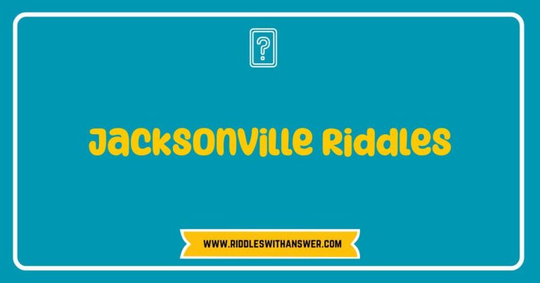 Okay, here are a few options for SEO-optimized alt text for an image related to Jacksonville Riddles, keeping it descriptive and natural: **Option 1 (General):** > A collection of Jacksonville riddles written on a chalkboard, perfect for a fun local challenge. **Option 2 (If the image shows people):** > People laughing and trying to solve Jacksonville riddles at a local event. **Option 3 (If the image is a graphic):** > A vibrant graphic featuring Jacksonville riddles and local landmarks. **Option 4 (If the image is a close-up of a riddle):** > Close-up image of a Jacksonville riddle written on a card, ready to be solved. **Option 5 (If the image is a book or printed material):** > A book of Jacksonville riddles, showcasing local trivia and puzzles. **Key considerations:** * **Descriptive:** Each option