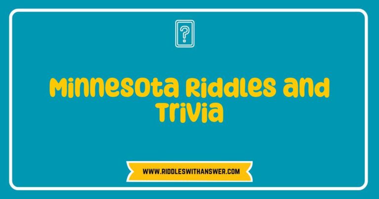 Okay, here are a few options for SEO-optimized alt text for an image related to Minnesota Riddles and Trivia, keeping in mind different potential image types: **Option 1 (General, for a quiz image or a collage):** > A collection of symbols and graphics representing Minnesota riddles and trivia, perfect for challenging your knowledge of the North Star State. Test your wits with these fun Minnesota-themed puzzles. **Option 2 (For a picture of a Minnesota landmark with a riddle):** > A photograph of [Specific Minnesota Landmark, e.g., Split Rock Lighthouse] with a challenging Minnesota riddle overlaid. Can you solve this piece of Minnesota trivia about one of the state's iconic sites? **Option 3 (For an image of people playing a trivia game):** > A group of friends enjoying a lively game of Minnesota riddles and trivia. This image captures the fun and engagement of testing your knowledge about the Land of