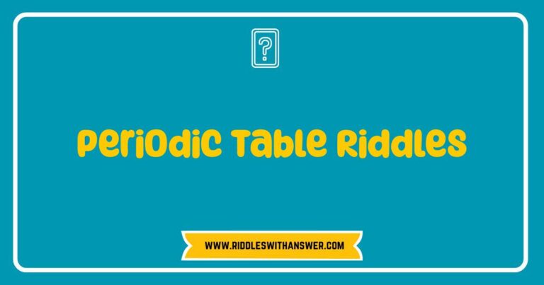 Okay, here are a few options for SEO-optimized alt text for an image related to Periodic Table Riddles, keeping in mind natural language and no unnecessary characters: **Option 1 (General):** > A fun periodic table riddle activity sheet with element symbols and clues for students to solve. **Option 2 (More Specific):** > Close up image of a worksheet featuring periodic table riddles designed to challenge chemistry students knowledge of elements. **Option 3 (Focus on visual):** > An engaging graphic showing a puzzle with periodic table element symbols used in a set of science riddles. **Option 4 (If the image shows someone solving):** > A student working on a periodic table riddle, using their knowledge of chemistry to decipher element clues. **Option 5 (If the image is a specific riddle):** > Periodic table riddle example focusing on the element oxygen with a clue about its role in respiration. **Key