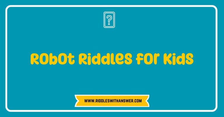 Okay, here are a few options for SEO-optimized alt text for an image related to Robot Riddles for Kids, keeping them descriptive and natural: **Option 1 (General):** > A colorful illustration of a friendly robot, perfect for sparking curiosity with robot riddles for kids. **Option 2 (If the image shows kids):** > Children laughing while trying to solve robot riddles, a fun activity designed for kids to enjoy. **Option 3 (If the image shows a riddle):** > An example of a robot riddle for kids, featuring a simple question designed to engage young minds. **Option 4 (If the image is related to a book or resource):** > Cover image showcasing a book filled with exciting robot riddles for kids, promoting fun learning. **Option 5 (If the image is simple and shows just a robot):** > A cute robot character, a great visual aid for introducing robot