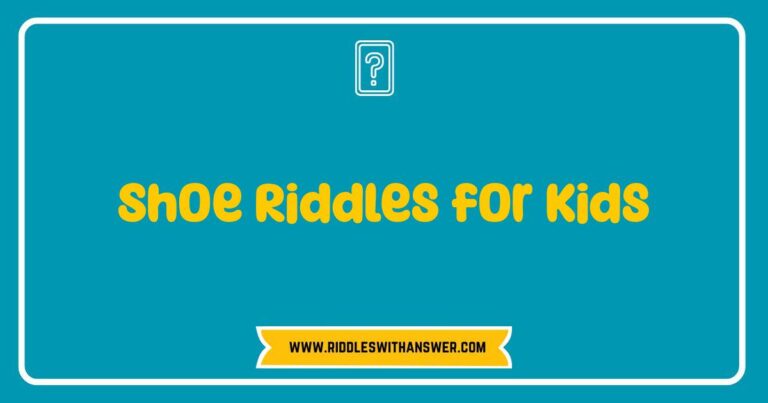 Okay, here are a few options for SEO-optimized alt text for an image related to Shoe Riddles for Kids, keeping it natural and descriptive: **Option 1 (General):** > A group of colorful children's shoes, perfect for playing shoe riddles for kids. **Option 2 (More specific if image shows a child):** > A child is holding a pair of shoes, perhaps about to solve a shoe riddle for kids. **Option 3 (If the image shows different types of shoes):** > Various types of shoes, from sneakers to boots, used for fun shoe riddles for kids. **Option 4 (If the image has a playful feel):** > Playful image of shoes, inspiring fun shoe riddles for kids and activities. **Option 5 (If the image is more of a graphic):** > Graphic illustration of shoes with a riddle theme, ideal for shoe riddles for