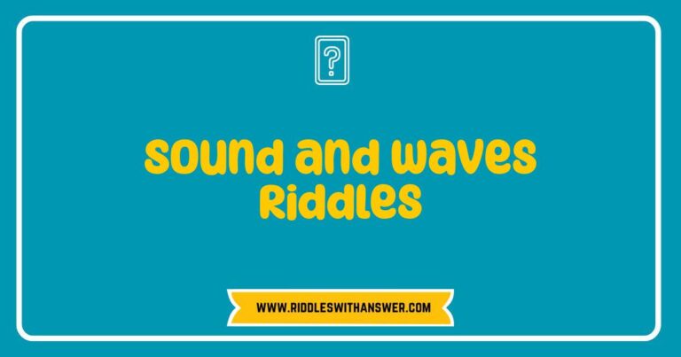 Okay, here are a few options for SEO-optimized alt text for an image related to Sound and Waves Riddles, keeping them descriptive and natural: **Option 1 (General):** > A brain teaser image depicting various sound and wave concepts, perfect for solving sound and waves riddles. **Option 2 (If the image shows visual clues):** > A visual riddle showcasing sound wave patterns and objects that produce sound, designed to challenge solvers with sound and waves riddles. **Option 3 (If the image is abstract):** > An abstract representation of sound and wave interactions, hinting at the solutions to complex sound and waves riddles. **Option 4 (If the image shows people interacting with sound):** > A group of people exploring different sound sources, a clue image for solving challenging sound and waves riddles. **Option 5 (More concise):** > Illustration for sound and waves riddles, demonstrating wave properties