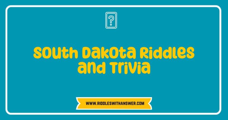 Okay, here are a few options for SEO-optimized alt text for an image related to South Dakota Riddles and Trivia, with variations to suit different image types: **Option 1 (General/Broad):** > A stack of books and a map of South Dakota, representing South Dakota riddles and trivia challenges. Test your knowledge of the Mount Rushmore State! **Option 2 (If the image is a quiz/game card):** > Image of a quiz card featuring a fun question about South Dakota. Engage with challenging South Dakota riddles and trivia to learn more about the state. **Option 3 (If the image is a scenic landscape with a riddle overlaid):** > A beautiful South Dakota landscape photo with a riddle overlayed, prompting engagement with South Dakota riddles and trivia. Can you guess the answer? **Option 4 (If the image is a graphic/illustration):** > Colorful