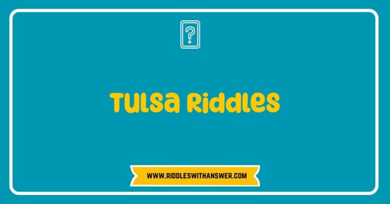 Okay, here are a few options for SEO-optimized alt text for an image related to Tulsa Riddles, keeping them descriptive and natural: **Option 1 (General):** > A collection of Tulsa riddles on a wooden background, perfect for brain teasers. **Option 2 (If the image shows people):** > People enjoying a game of Tulsa riddles, laughing and engaged in the challenge. **Option 3 (If the image is a specific riddle):** > A close-up image of a Tulsa riddle card, ready to test your knowledge of the city. **Option 4 (If the image is a related object like a book or game):** > The Tulsa Riddles game box, showcasing the fun and challenging brain teasers inside. **Option 5 (If the image is a graphic or logo):** > A creative graphic featuring the words Tulsa Riddles, highlighting the puzzle theme.