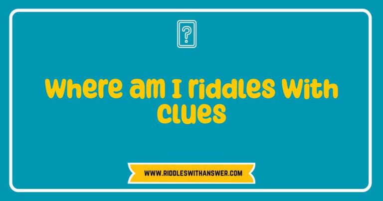 Okay, here are a few options for SEO-optimized alt text for an image related to where am I riddles with clues, with slight variations to cater to different potential images: **Option 1 (General, good for a simple image):** ``` Alt text: A close-up of a magnifying glass over a map, suggesting a challenging where am I riddle with clues. ``` **Option 2 (If the image shows a person thinking):** ``` Alt text: A person looking thoughtful, puzzled by a where am I riddle with clues, perhaps trying to solve it. ``` **Option 3 (If the image shows a collection of objects as clues):** ``` Alt text: Various objects like a compass, a postcard, and a small globe, hinting at a where am I riddle with clues to be deciphered. ``` **Option 4 (If the image is more abstract,