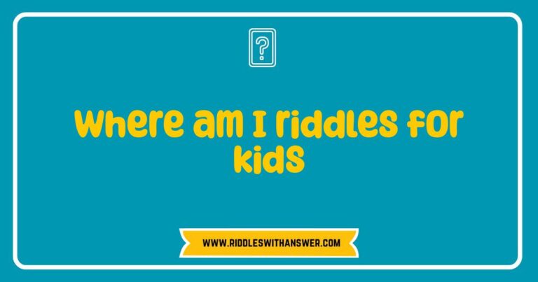 Okay, here are a few options for SEO-optimized alt text for an image related to where am I riddles for kids, with slight variations to suit different image types: **Option 1 (General Image of a Child Thinking/Puzzled):** > A child with a thoughtful expression, looking puzzled, representing the challenge of solving **where am I riddles for kids**. **Option 2 (Image of a Riddle Card or Page):** > Close-up of a riddle card with a question mark, used for fun **where am I riddles for kids**, perfect for family games and activities. **Option 3 (Image of a Group of Kids Playing a Riddle Game):** > A group of children laughing and engaged while playing a game of **where am I riddles for kids**, showcasing a fun learning environment. **Option 4 (Image with a Visual Clue, like a Map or Landmark):** > An image containing