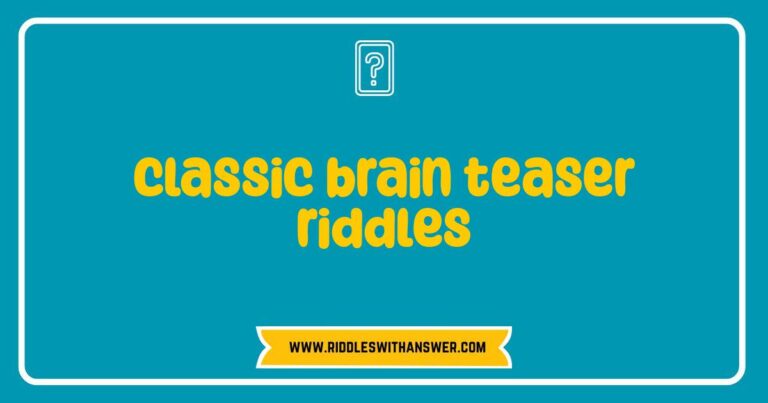 Here are a few options, playing with slightly different angles: **Option 1 (Focus on solving):** > A person contemplating a complex classic brain teaser riddle, highlighting the challenge and thought process involved. **Option 2 (Focus on the riddle itself):** > An image depicting a classic brain teaser riddle, showcasing the type of logic puzzles often used to test mental agility. **Option 3 (Focus on the concept):** > Visual representation of classic brain teaser riddles, illustrating the fun and engaging nature of these traditional puzzles. **Option 4 (Slightly more specific):** > Close-up of a person's face with a thoughtful expression, suggesting they are actively trying to solve a challenging classic brain teaser riddle. **Why these are SEO-optimized:** * **Keyword Inclusion:** They naturally incorporate classic brain teaser riddles. * **Descriptive:** They explain what the image shows, not just stating it'