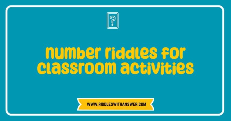 Number riddles for classroom activities, engaging students with math puzzles