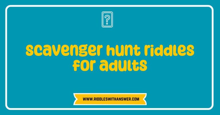 Adults solving scavenger hunt riddles as part of a team building activity.
