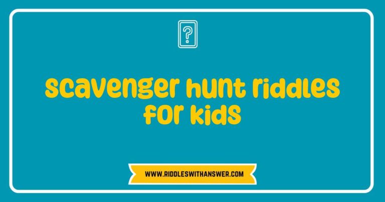 Kids solving scavenger hunt riddles.