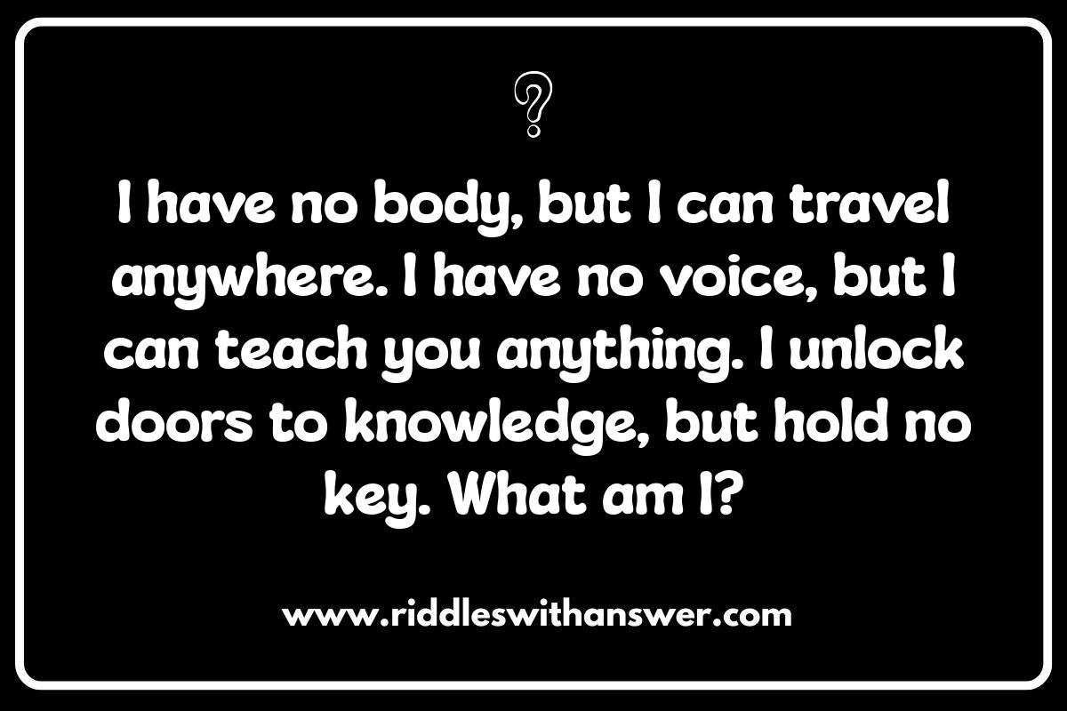 Challenging Teacher Riddles: Pushing Intellectual Boundaries Challenging Teacher Riddles: Pushing Intellectual Boundaries