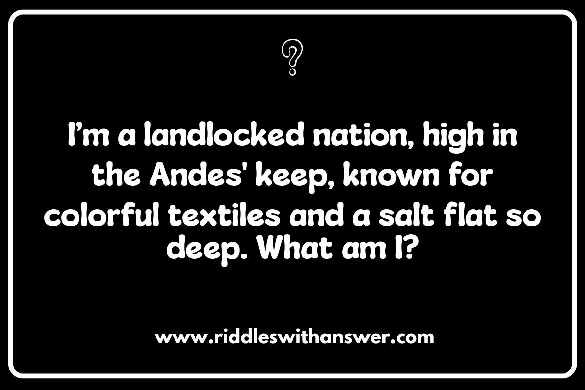 Geography Riddles: Decode Countries and Capitals Geography Riddles: Decode Countries and Capitals