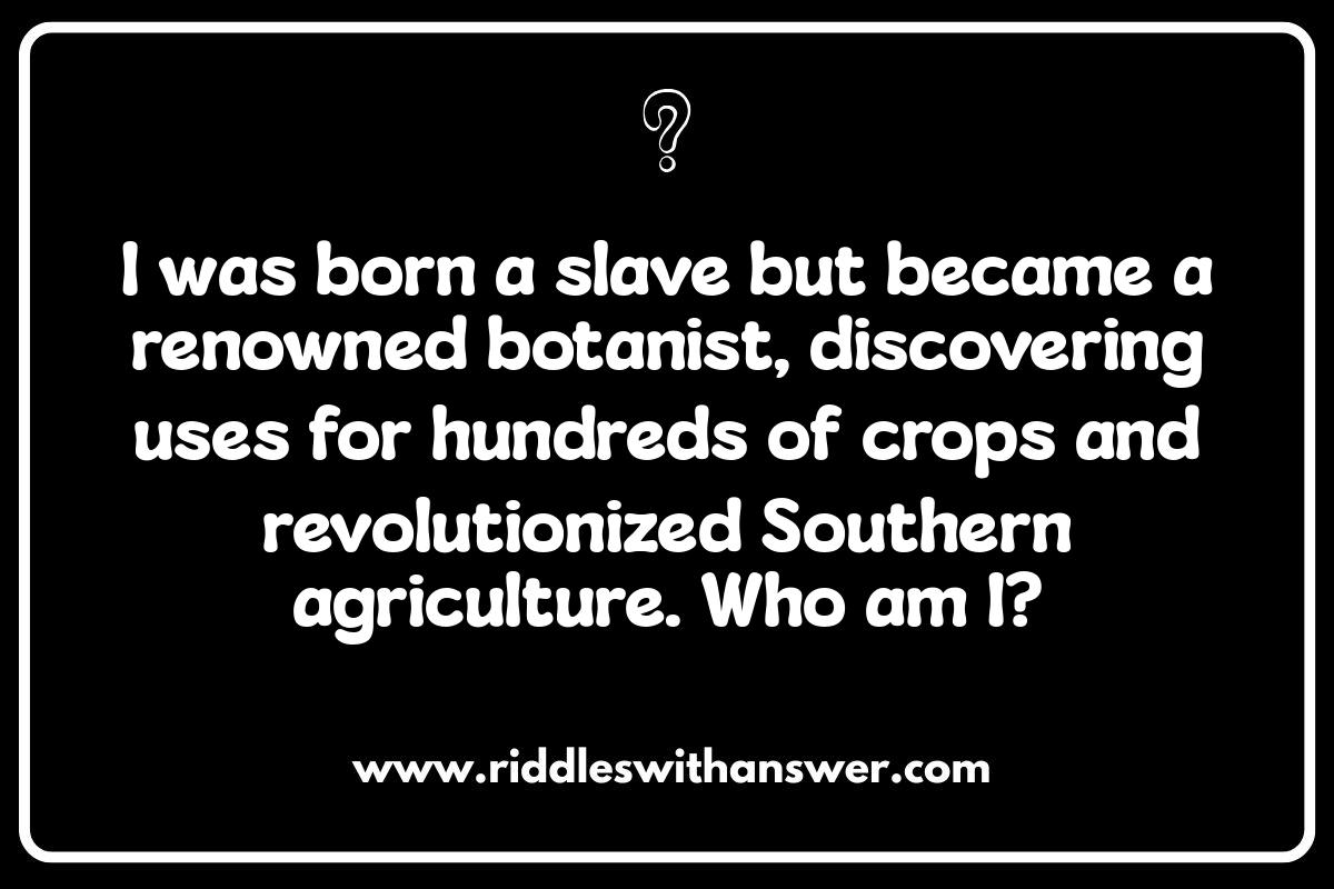 Hard Who Am I Riddles: Famous Figures and Historical Events Hard Who Am I Riddles: Famous Figures and Historical Events