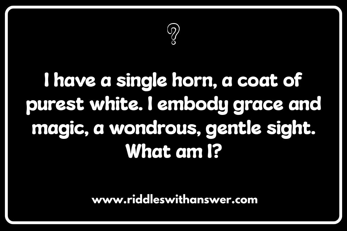 Riddles Featuring Mythical Wildlife: Unicorns and More! Riddles Featuring Mythical Wildlife: Unicorns and More!