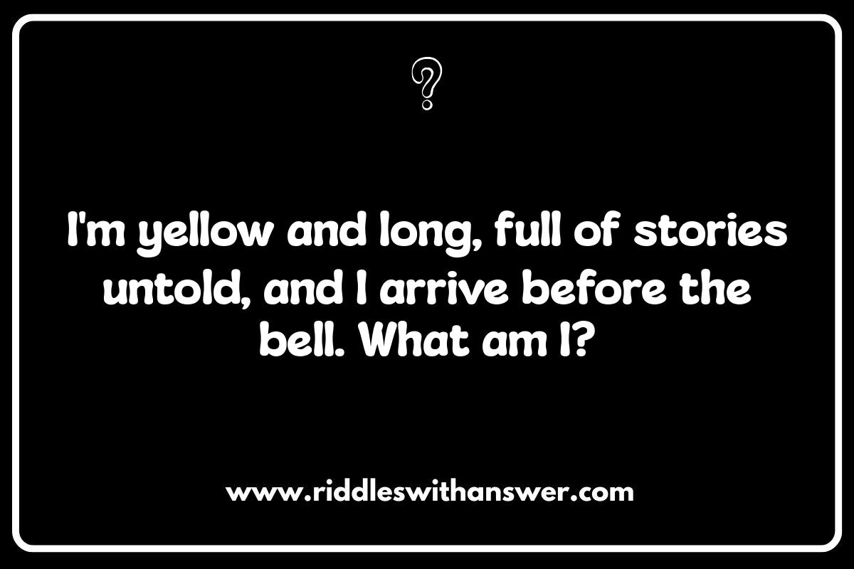 School Bus Riddles: Test Your Wits on the Go School Bus Riddles: Test Your Wits on the Go