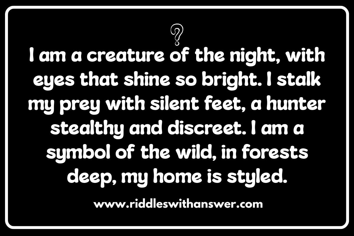 Tricky Wildlife Identification Riddles: Name That Animal! Tricky Wildlife Identification Riddles: Name That Animal!