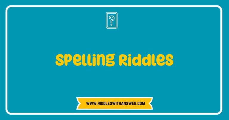 Spelling Riddles: A fun word game challenging your vocabulary and problem-solving skills.